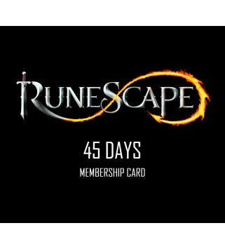 RuneScape 45-Day Prepaid Time Game Card Key EUROPE